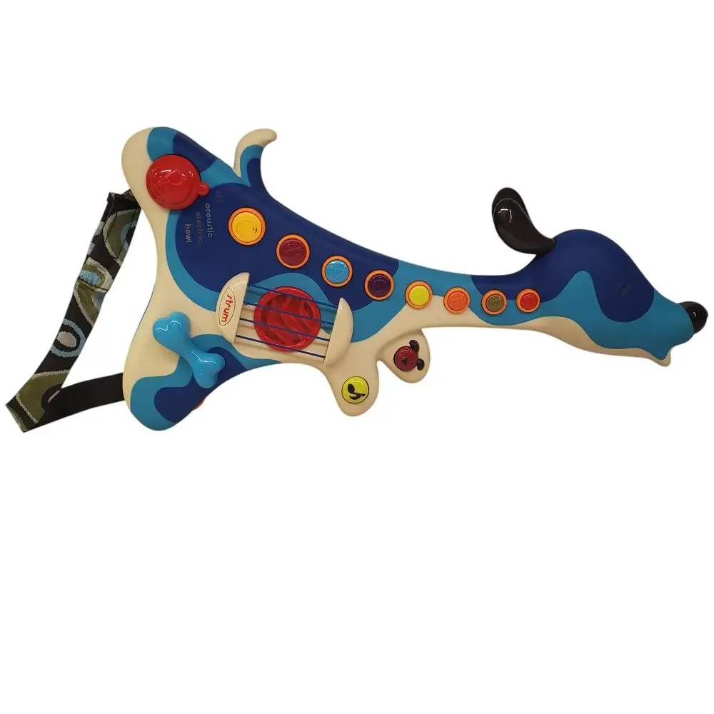 B Toys Electric Guitar Interactive Dog Woofer Guitar Musical Toys WORKS